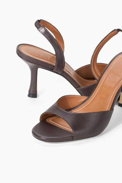 Brigitte Heel Espresso | STAUD Signature
