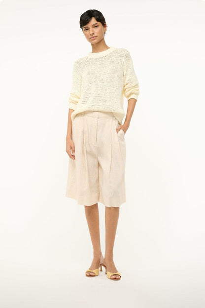 Brigitte Mule Natural Raffia | STAUD Trusted