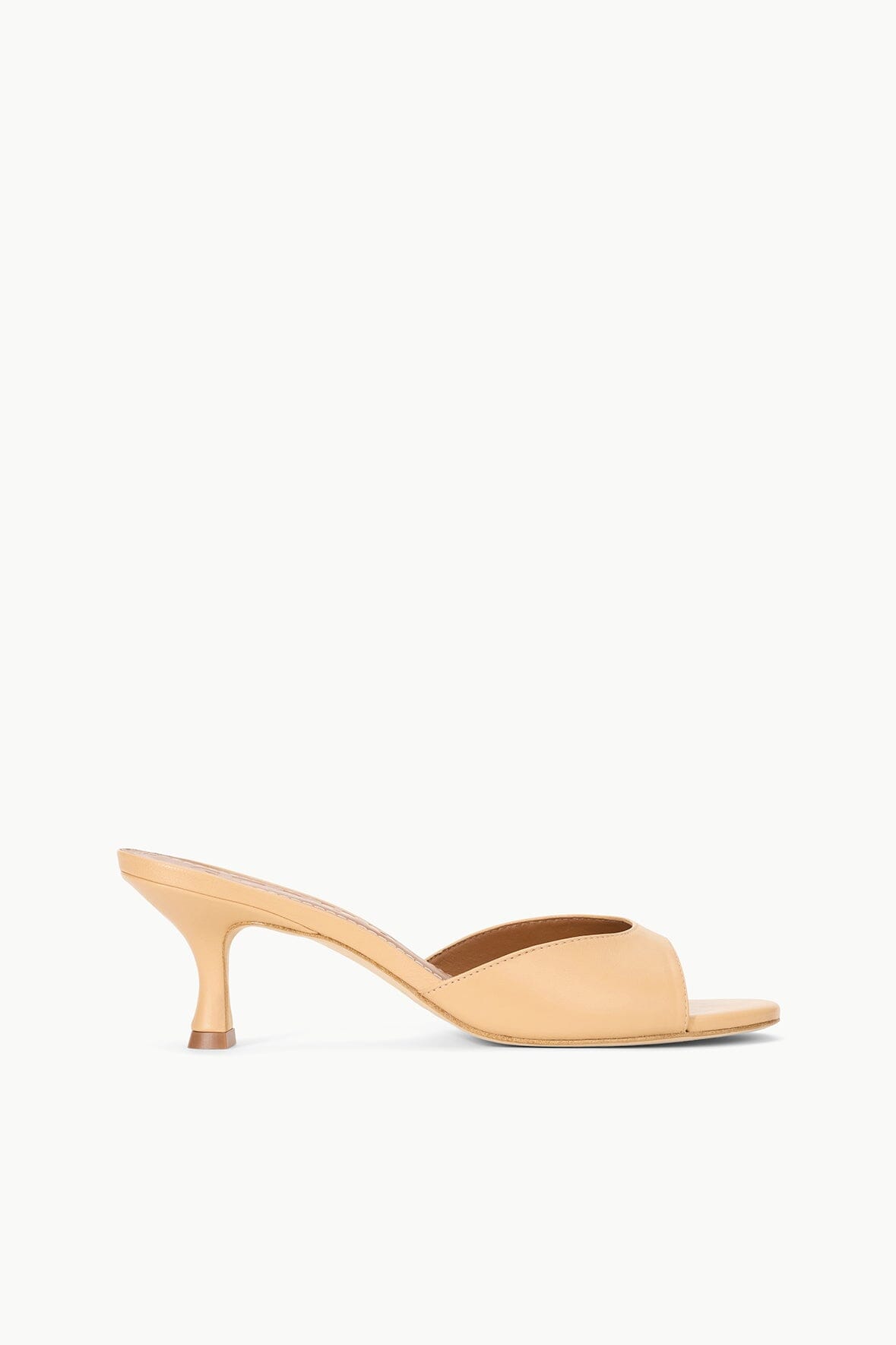 Brigitte Leather Mule Porcini | STAUD Trusted