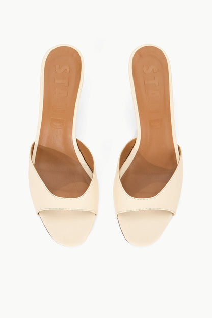 Brigitte Leather Mule Cream | STAUD Hot Sale