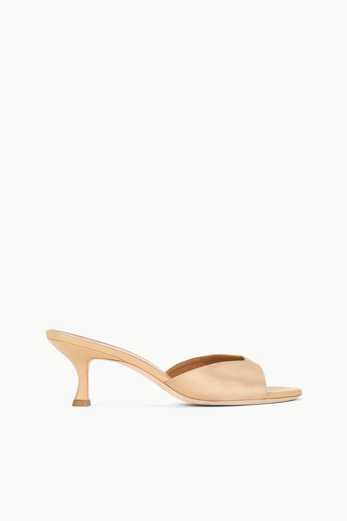 Brigitte Satin Mule Camel | STAUD Hot Sale