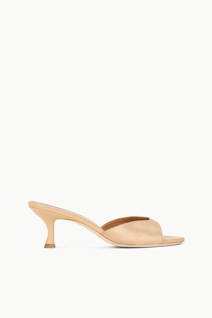 Brigitte Satin Mule Camel | STAUD Hot Sale