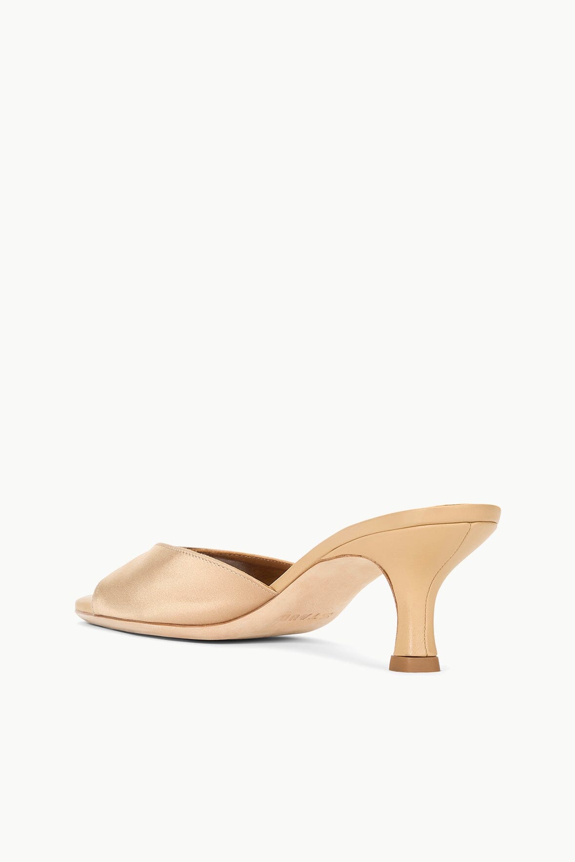 Brigitte Satin Mule Camel | STAUD Hot Sale