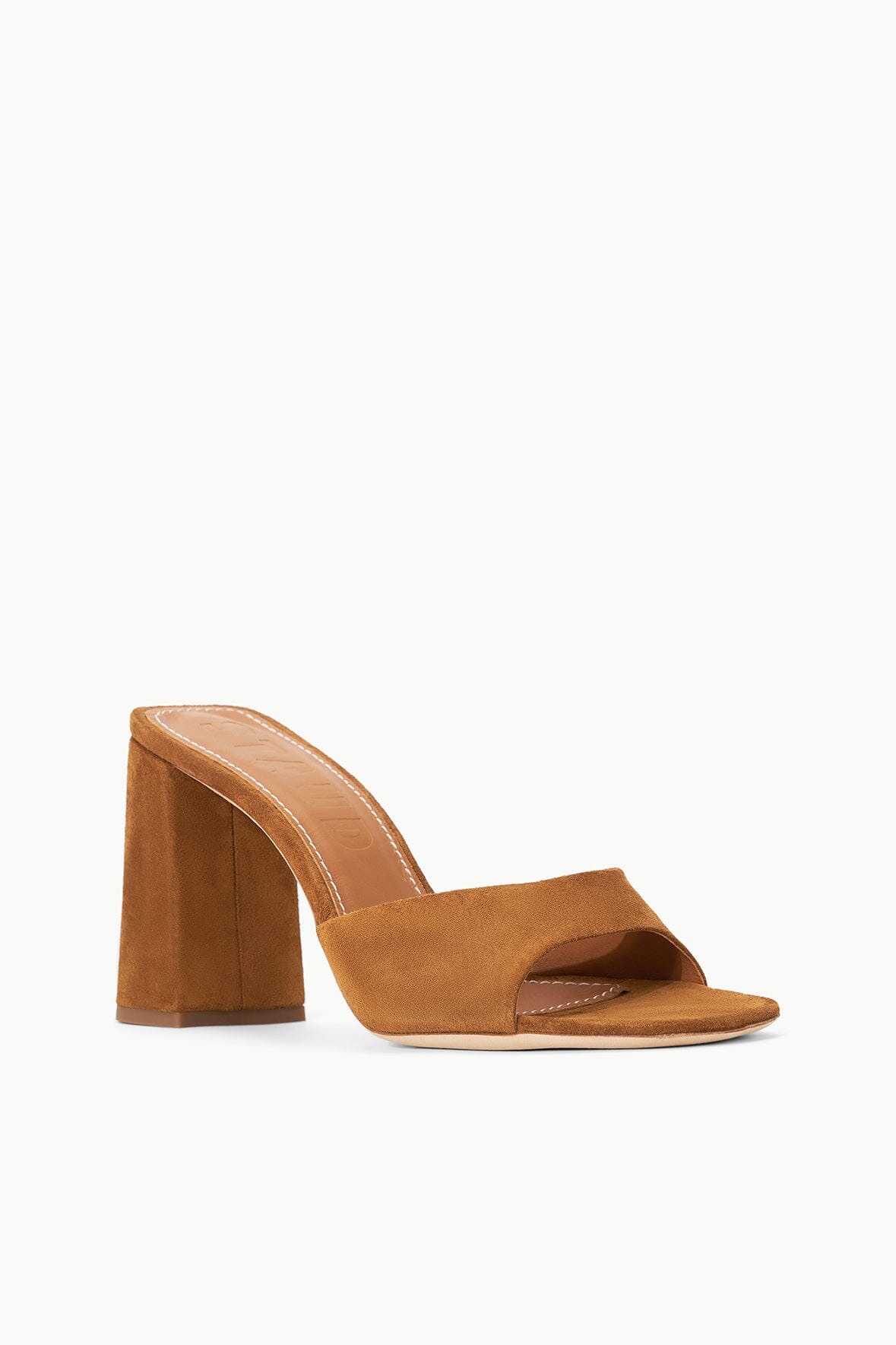 Sloane Heel Tan Suede | STAUD Sale