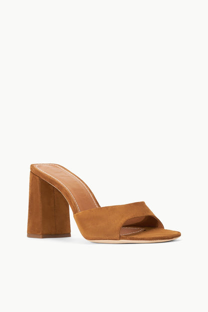 Sloane Heel Tan Suede | STAUD Sale