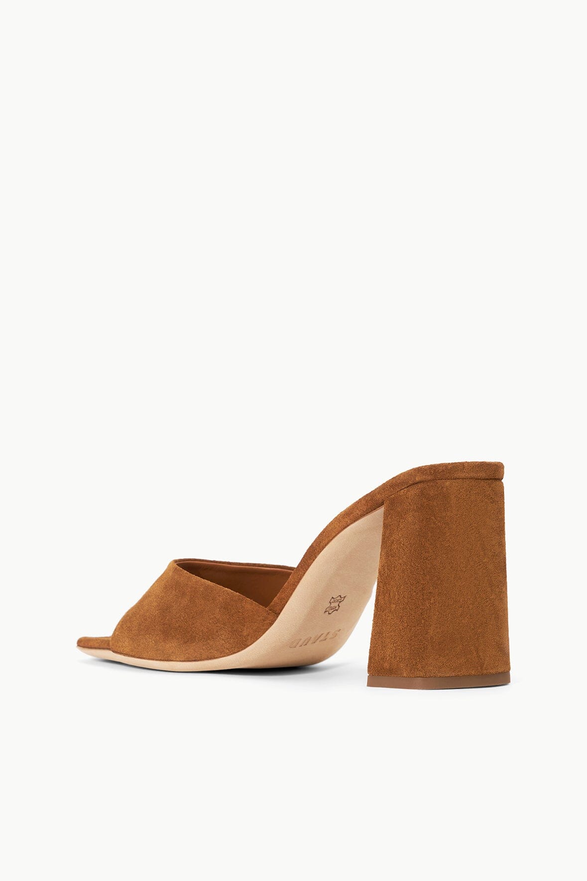 Sloane Heel Tan Suede | STAUD Sale