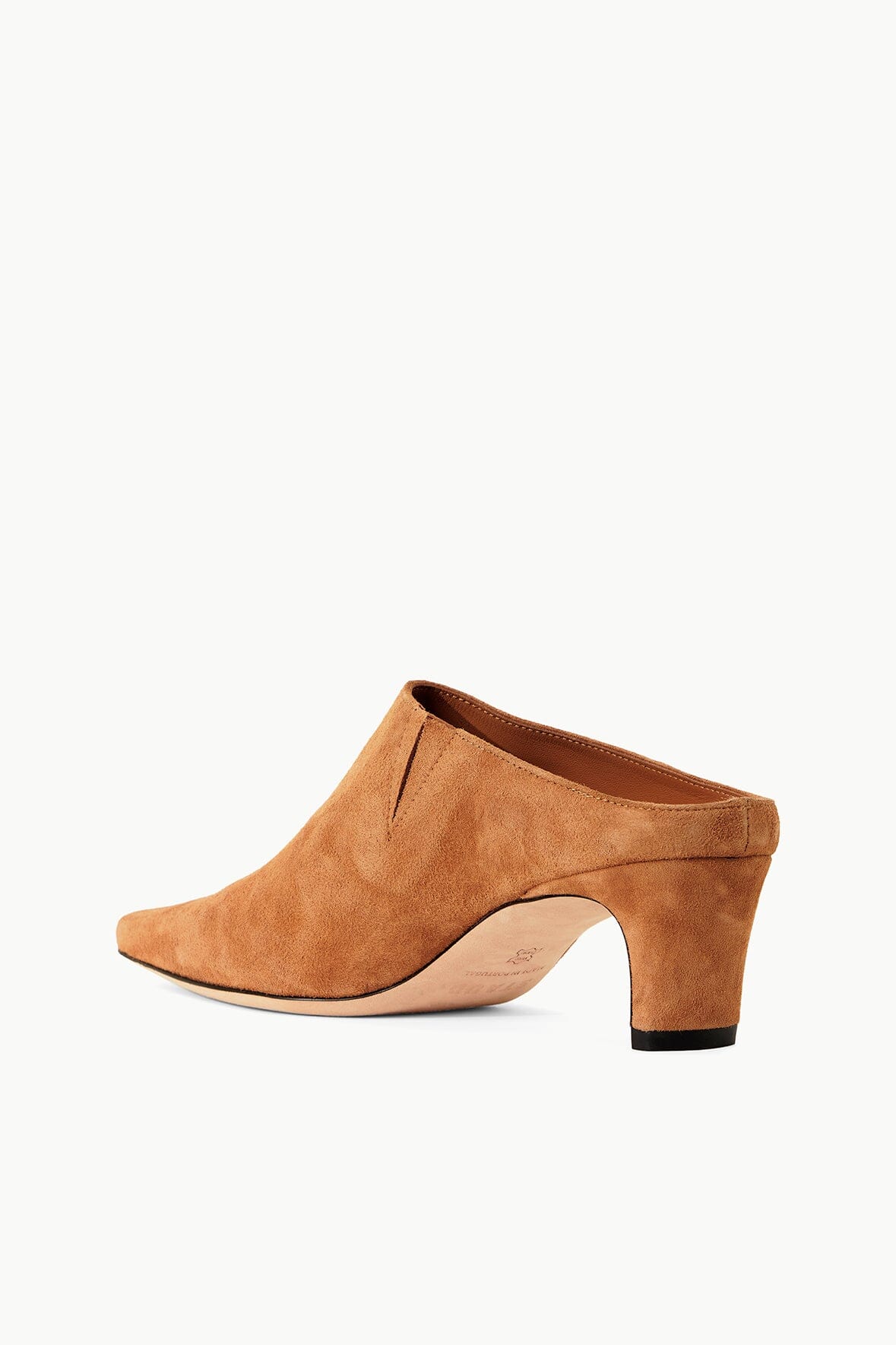 Wally Mule Tan Suede | STAUD Best Seller