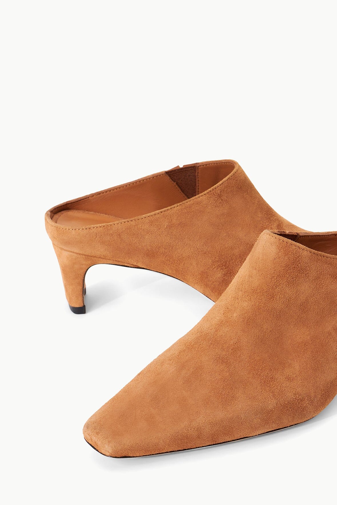 Wally Mule Tan Suede | STAUD Best Seller