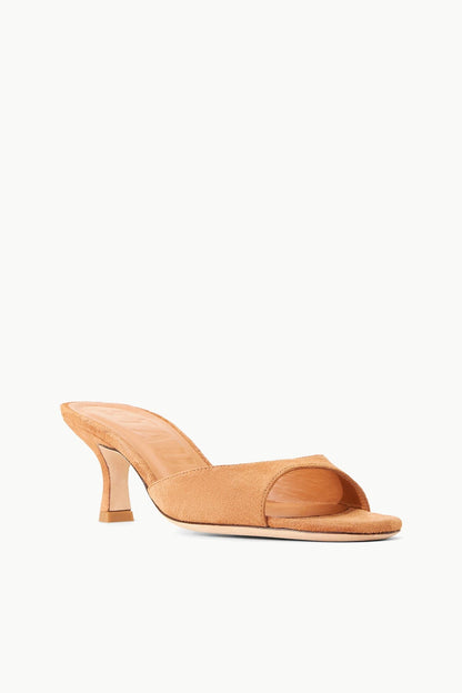 Brigitte Suede Mule Tan | STAUD Discount