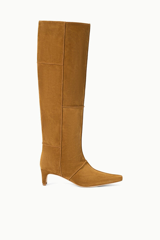 Wally Boot Tan Suede | STAUD Great Value