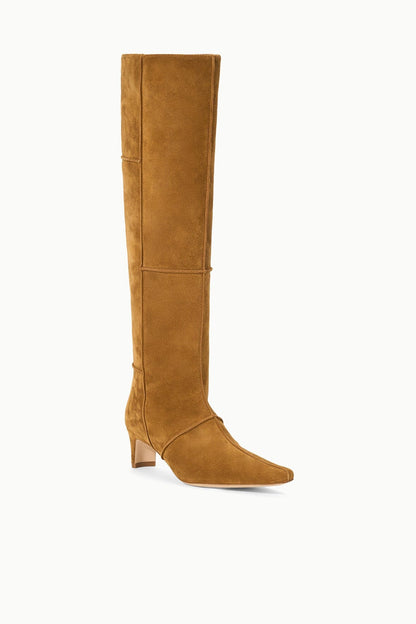 Wally Boot Tan Suede | STAUD Great Value