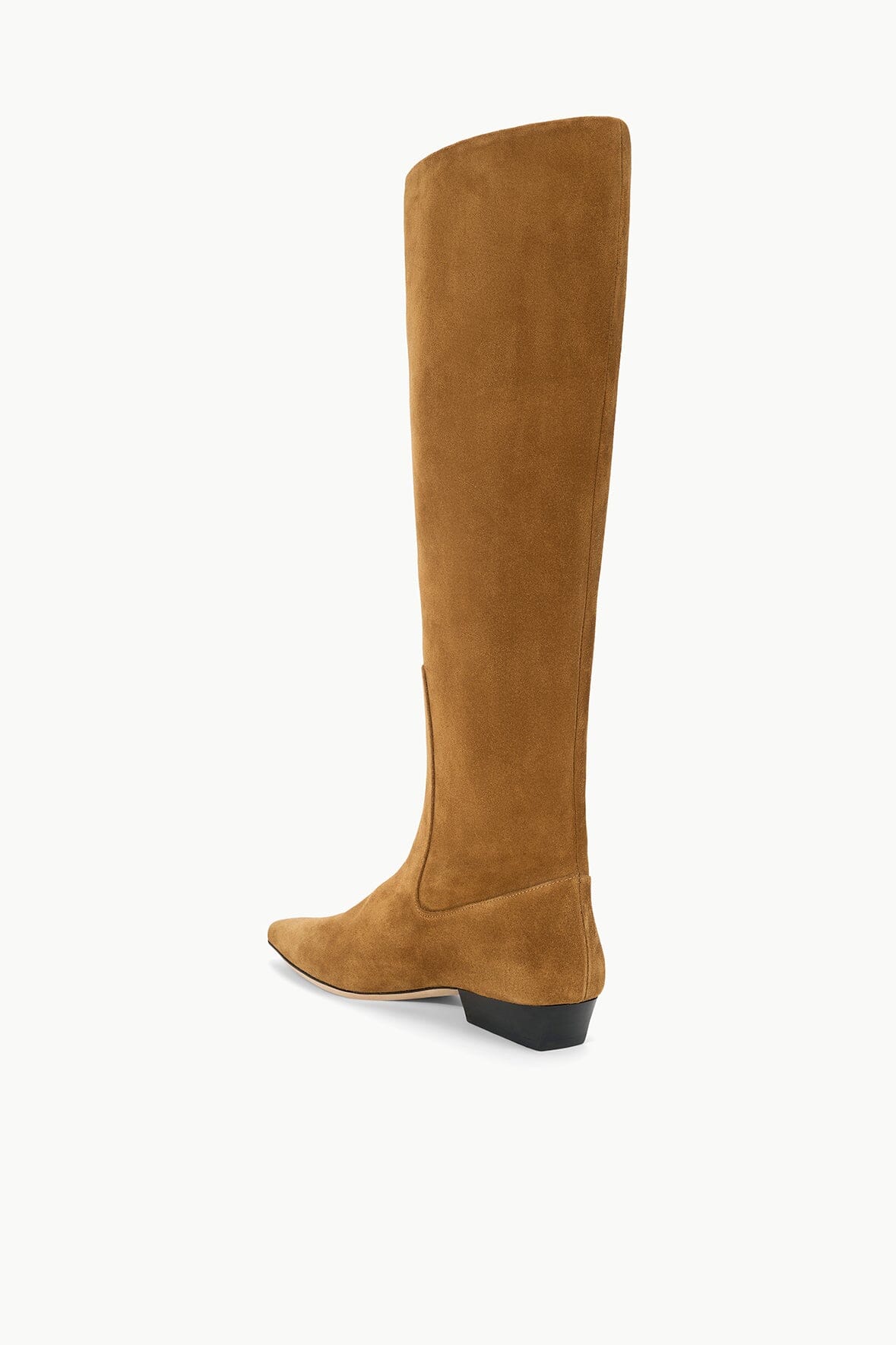Wally Flat Boot Tan Suede | STAUD Essential