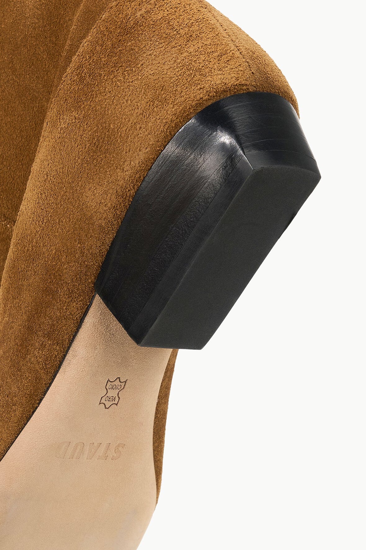 Wally Flat Boot Tan Suede | STAUD Essential
