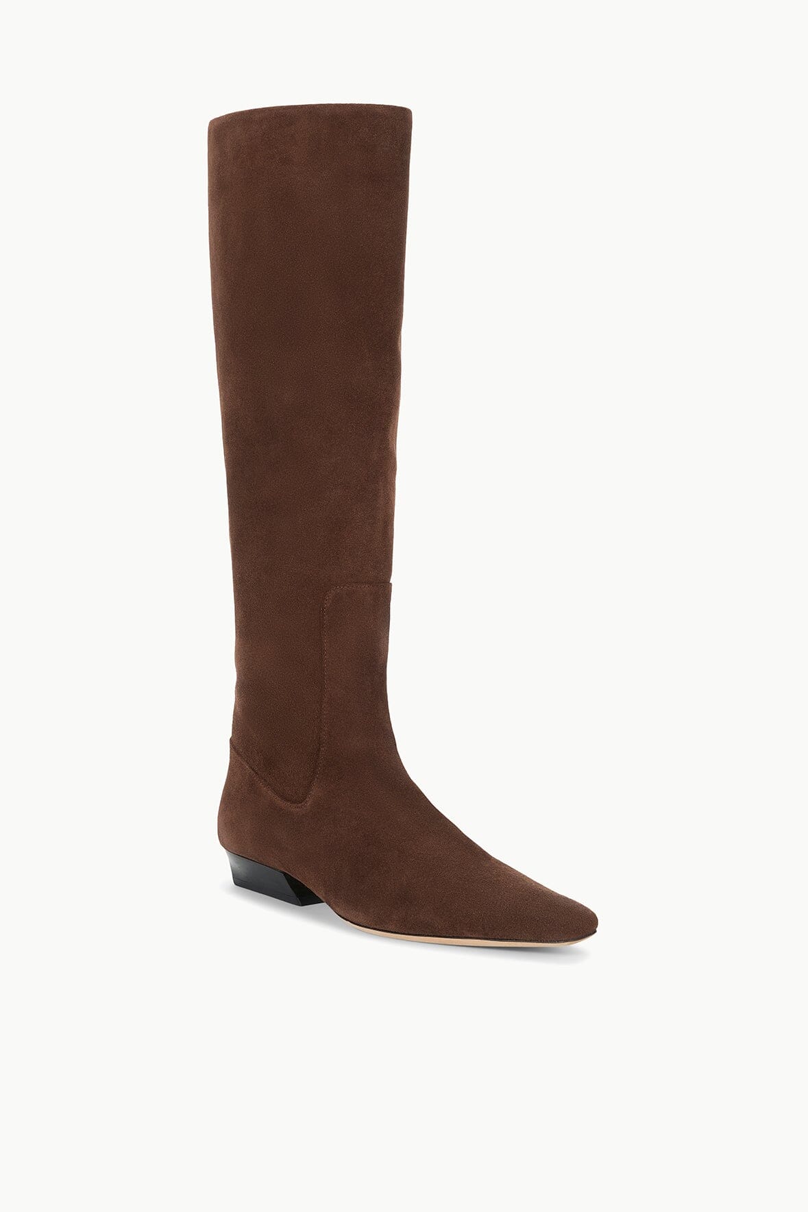 Wally Flat Boot Mahogany Suede | STAUD Deals