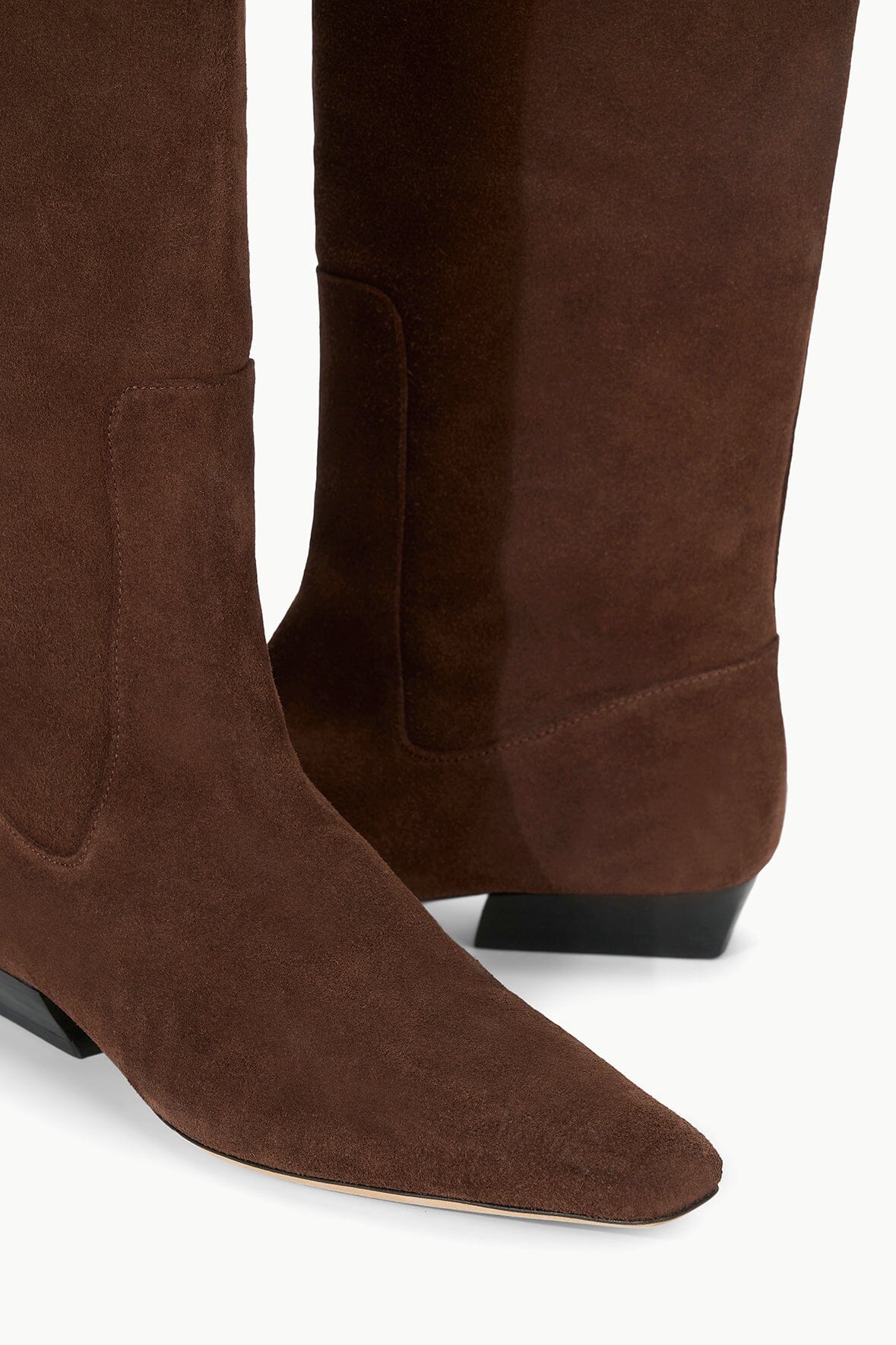 Wally Flat Boot Mahogany Suede | STAUD Deals