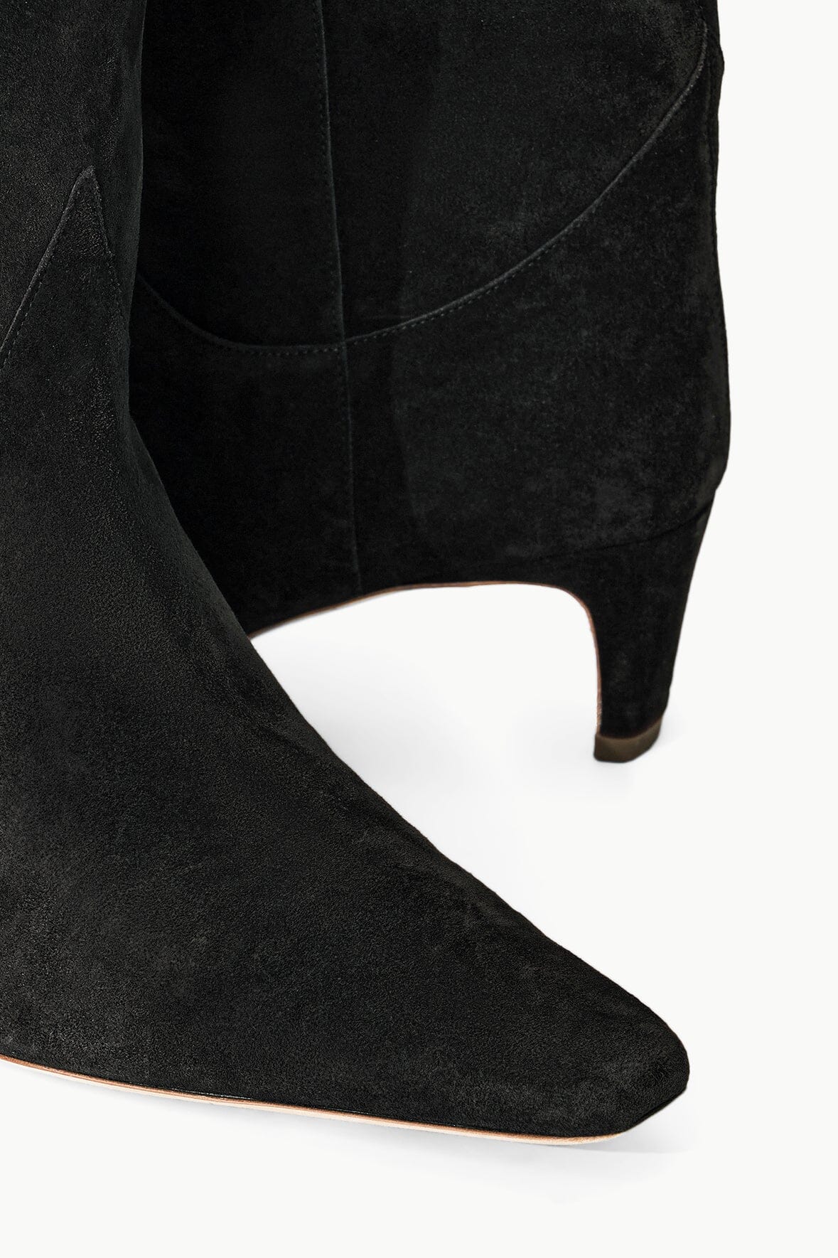 Western Wally Boot Black Suede | STAUD Everyday