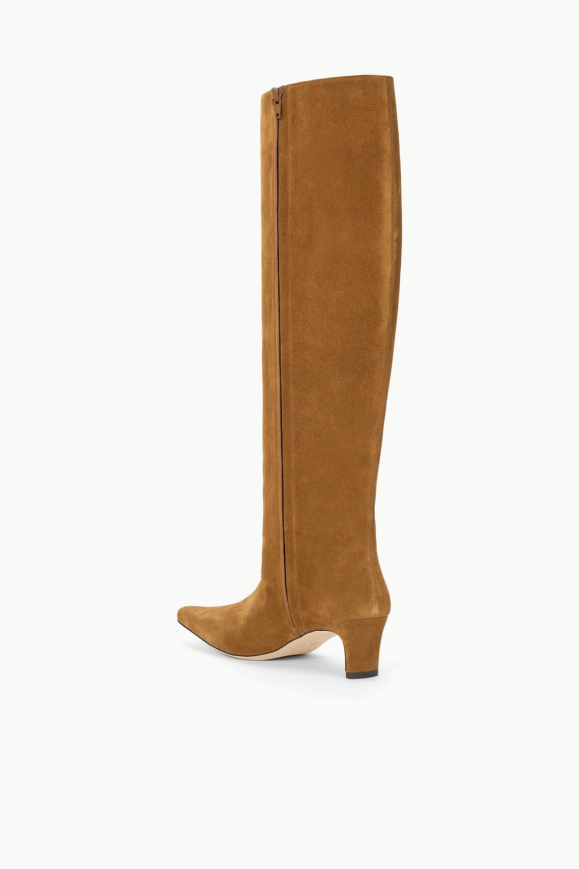 Wide Shaft Wally Boot Tan Suede | STAUD New
