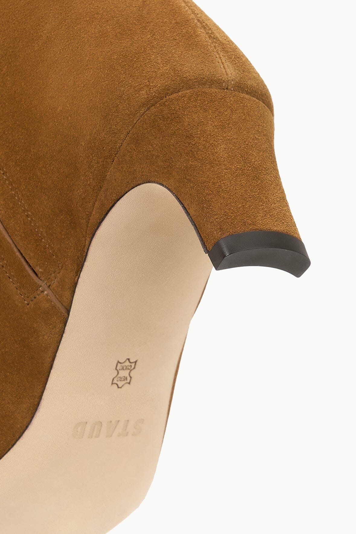 Wide Shaft Wally Boot Tan Suede | STAUD New
