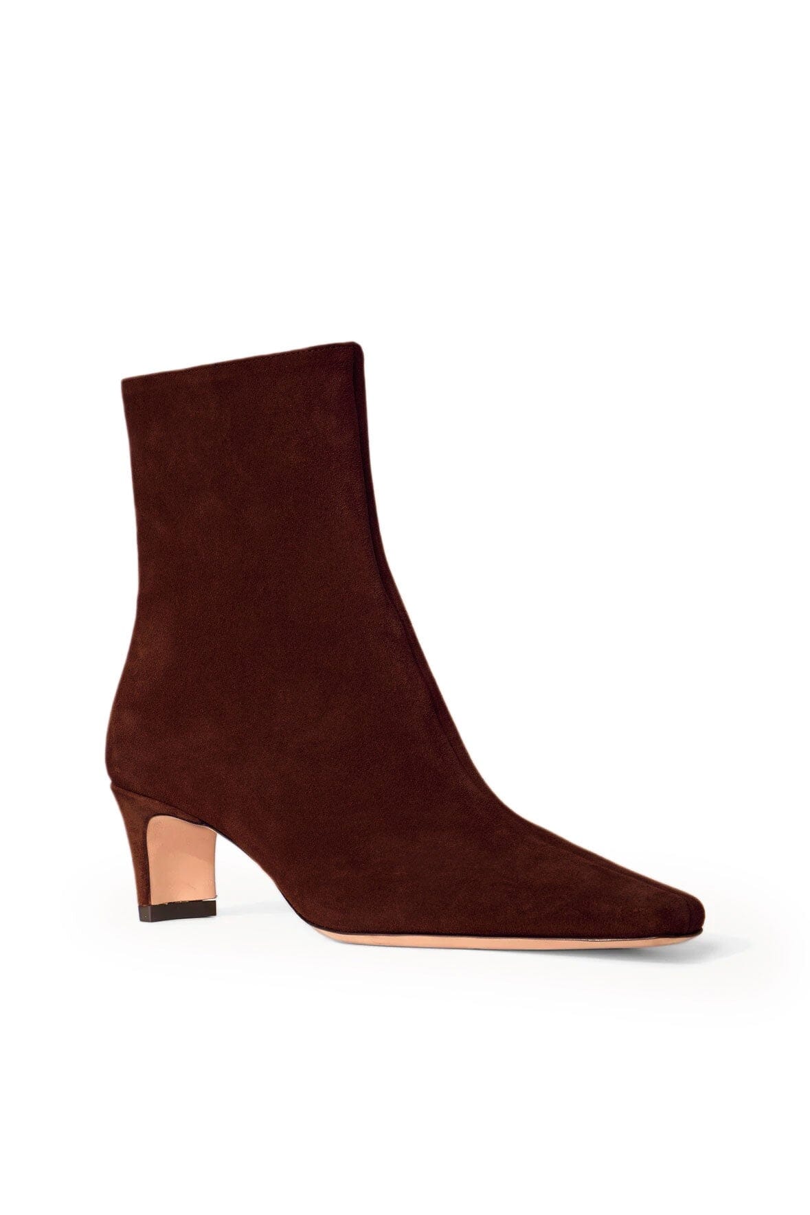 Wally Ankle Boot Mahogany Suede | STAUD Smart Buy
