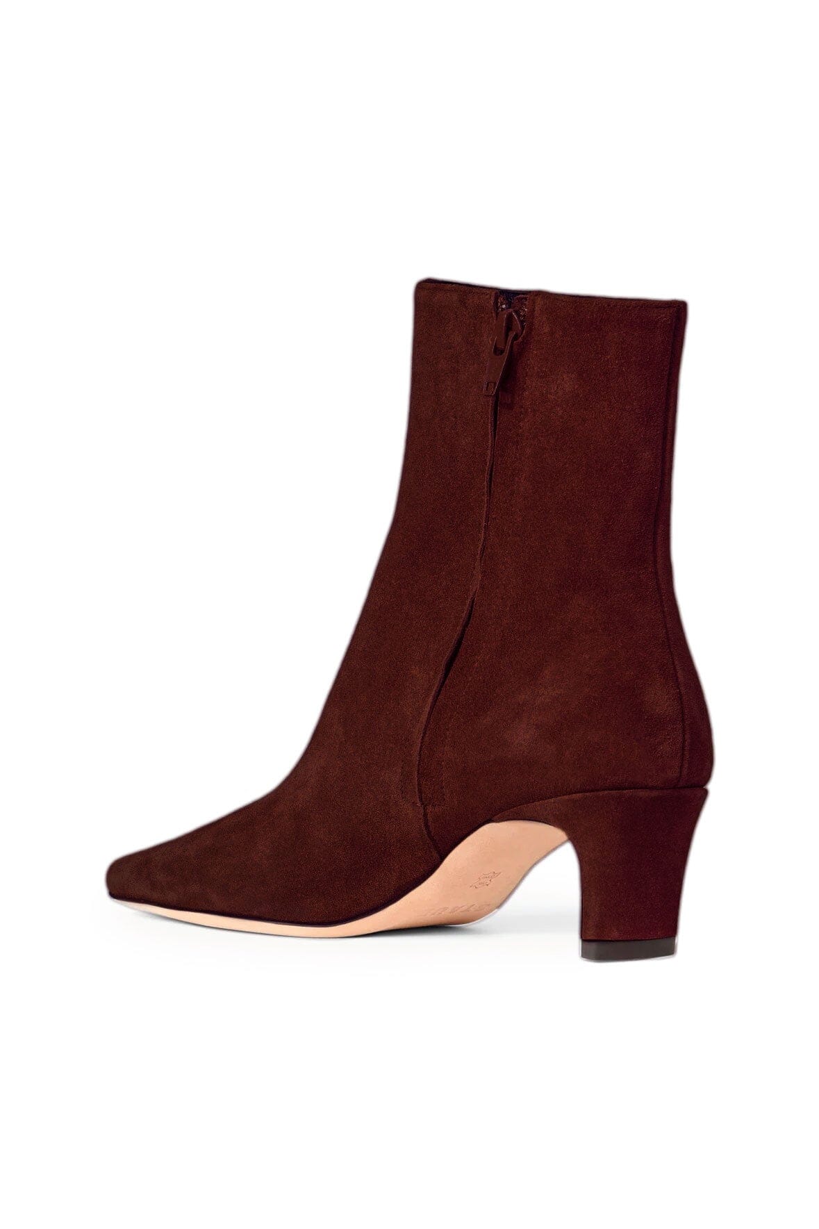 Wally Ankle Boot Mahogany Suede | STAUD Smart Buy
