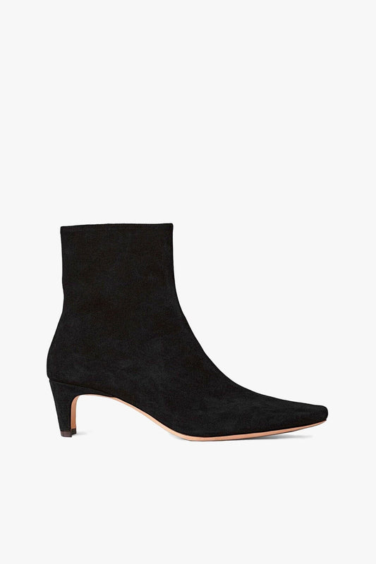 Wally Ankle Boot Black Suede | STAUD Popular