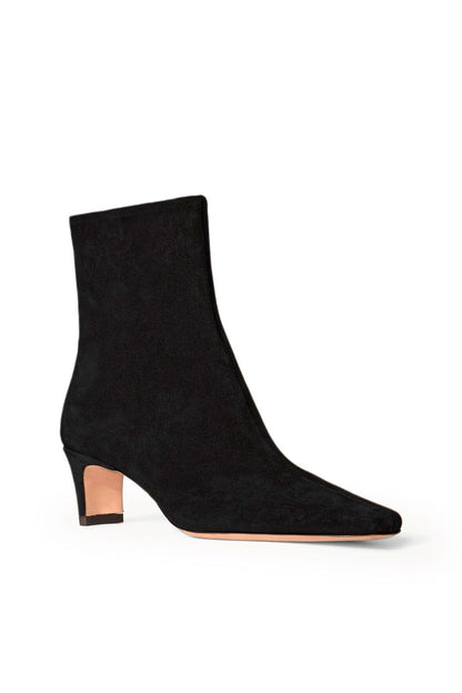 Wally Ankle Boot Black Suede | STAUD Popular