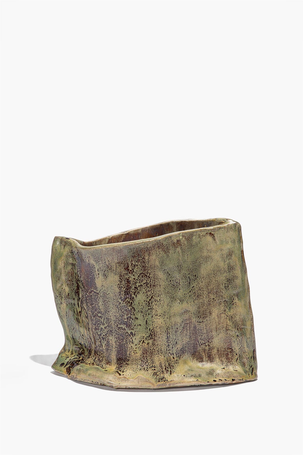 Ceramic Vase Snake Skin Glaze | STAUD Value