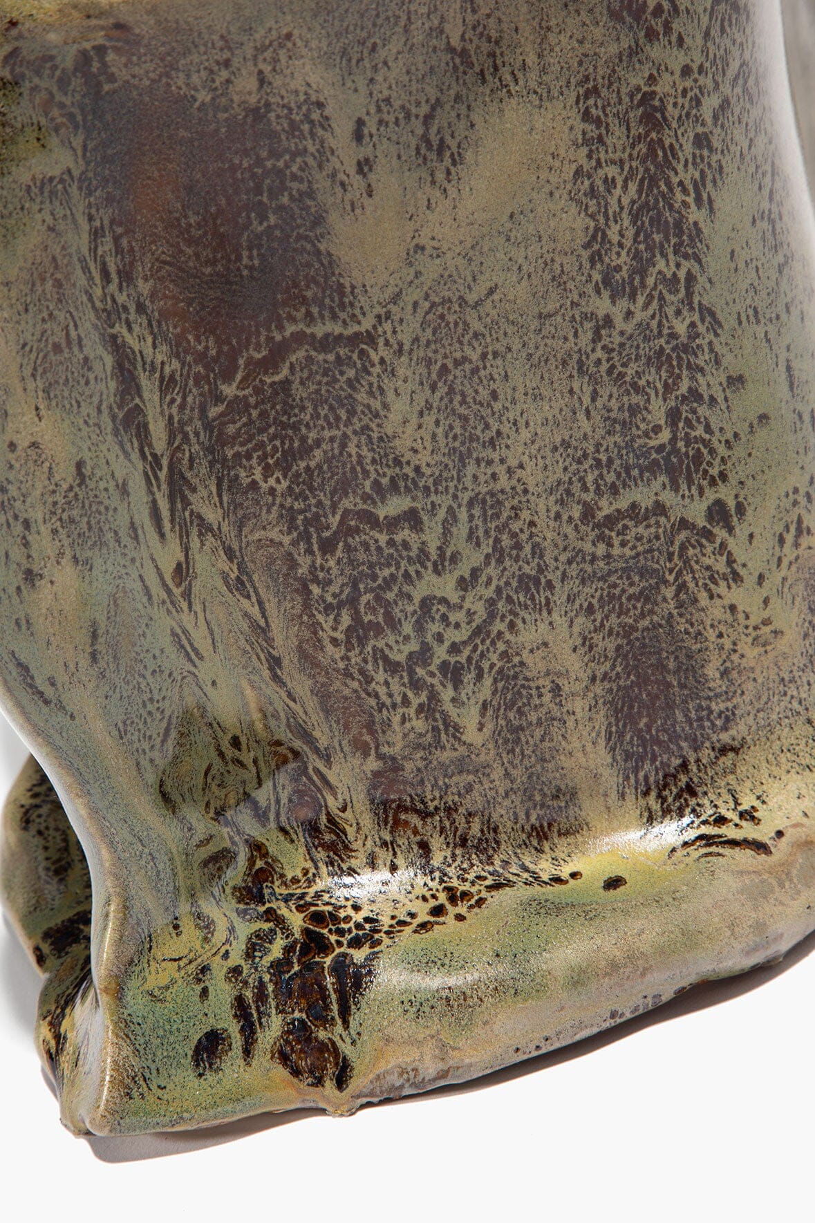 Ceramic Vase Snake Skin Glaze | STAUD Value