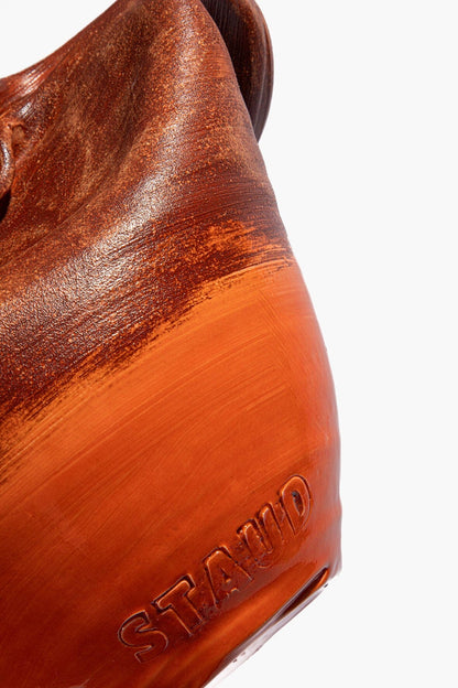 Sunken Vase Red Multi Glaze | STAUD Featured