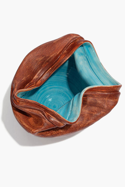 Sunken Vase Red Multi Glaze | STAUD Featured