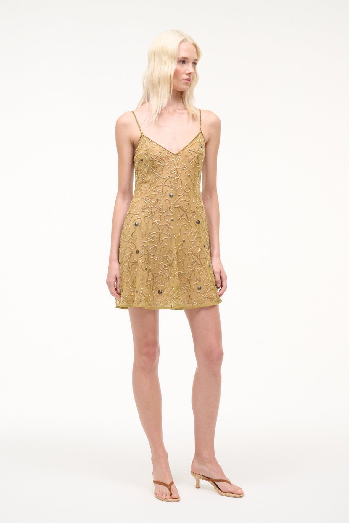 Emily Dress Sandbar | STAUD Best Seller