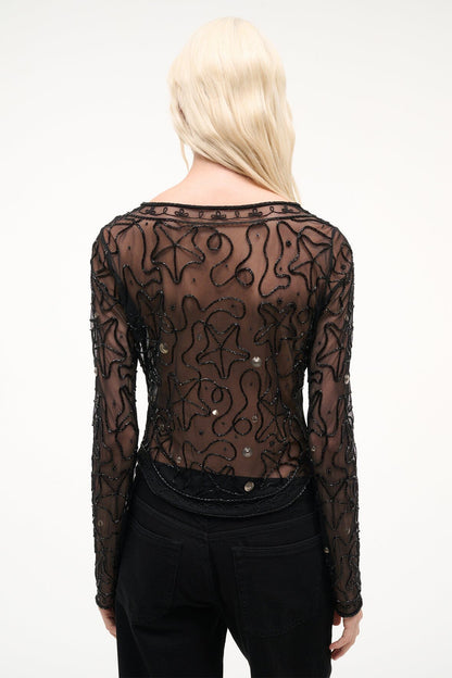 Mila Top Black Starfish | STAUD Latest