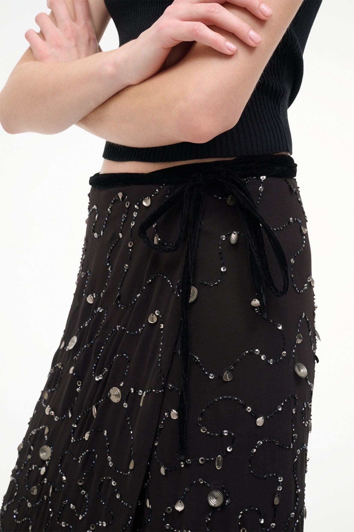 Mer Skirt Coastal Charm | STAUD Trusted