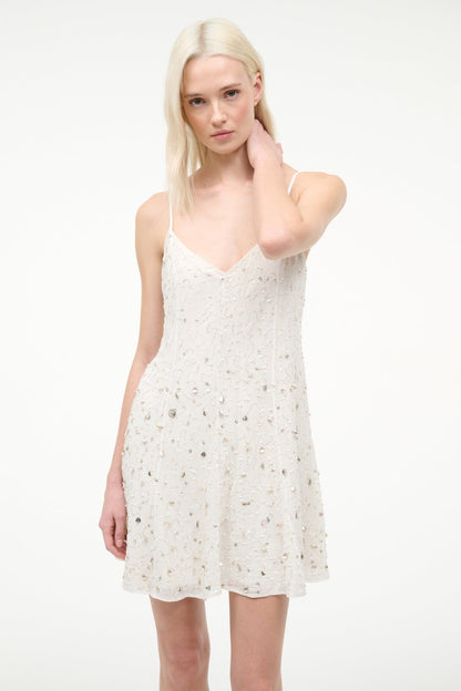 Emily Dress Ivory | STAUD Quality