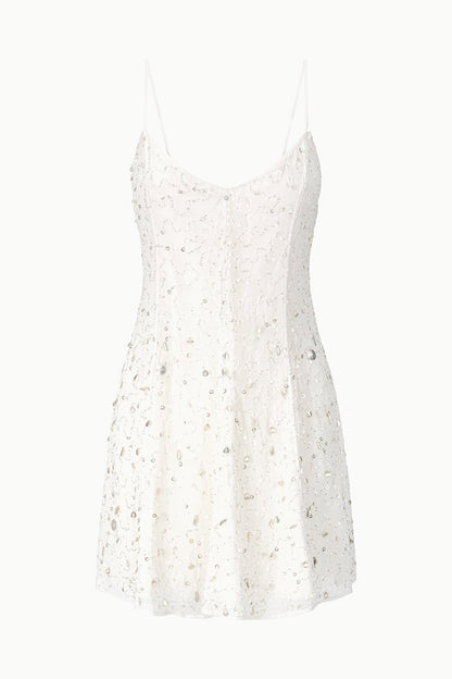Emily Dress Ivory | STAUD Quality