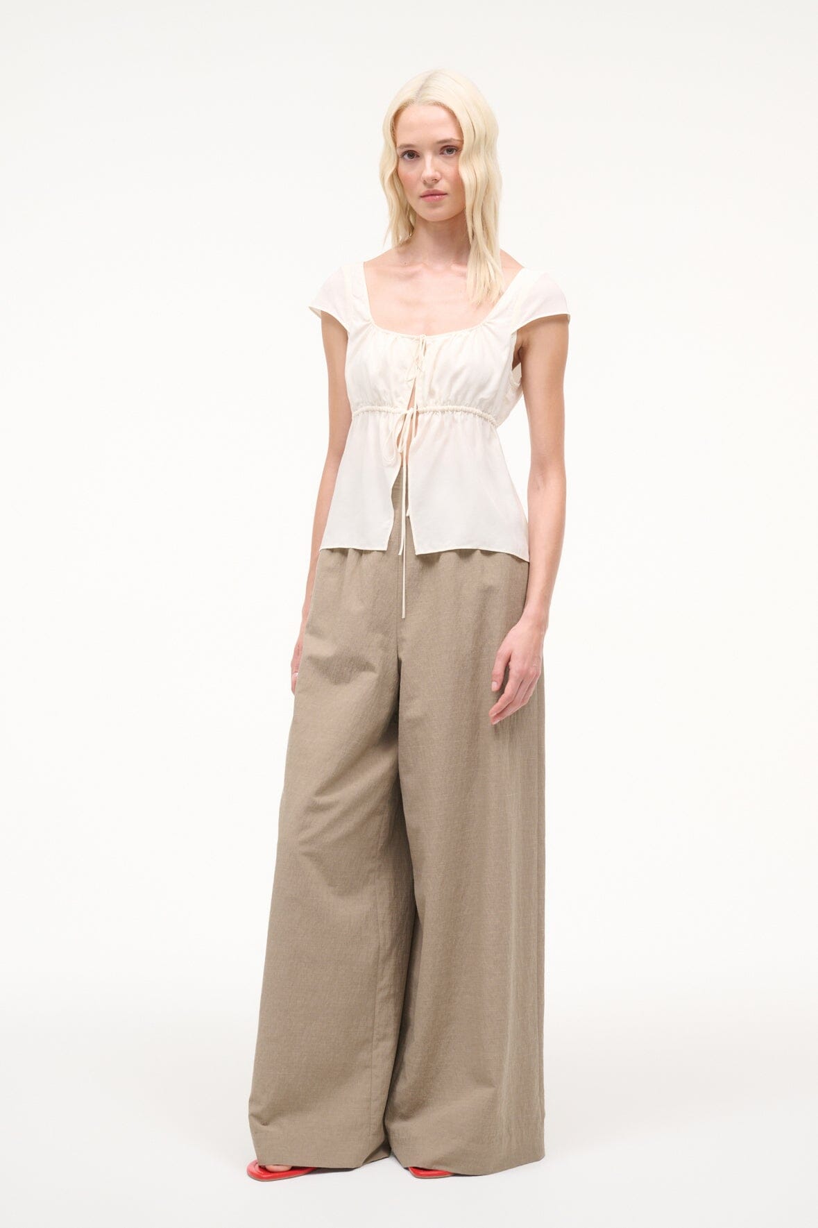 Pomona Top Ivory | STAUD Value