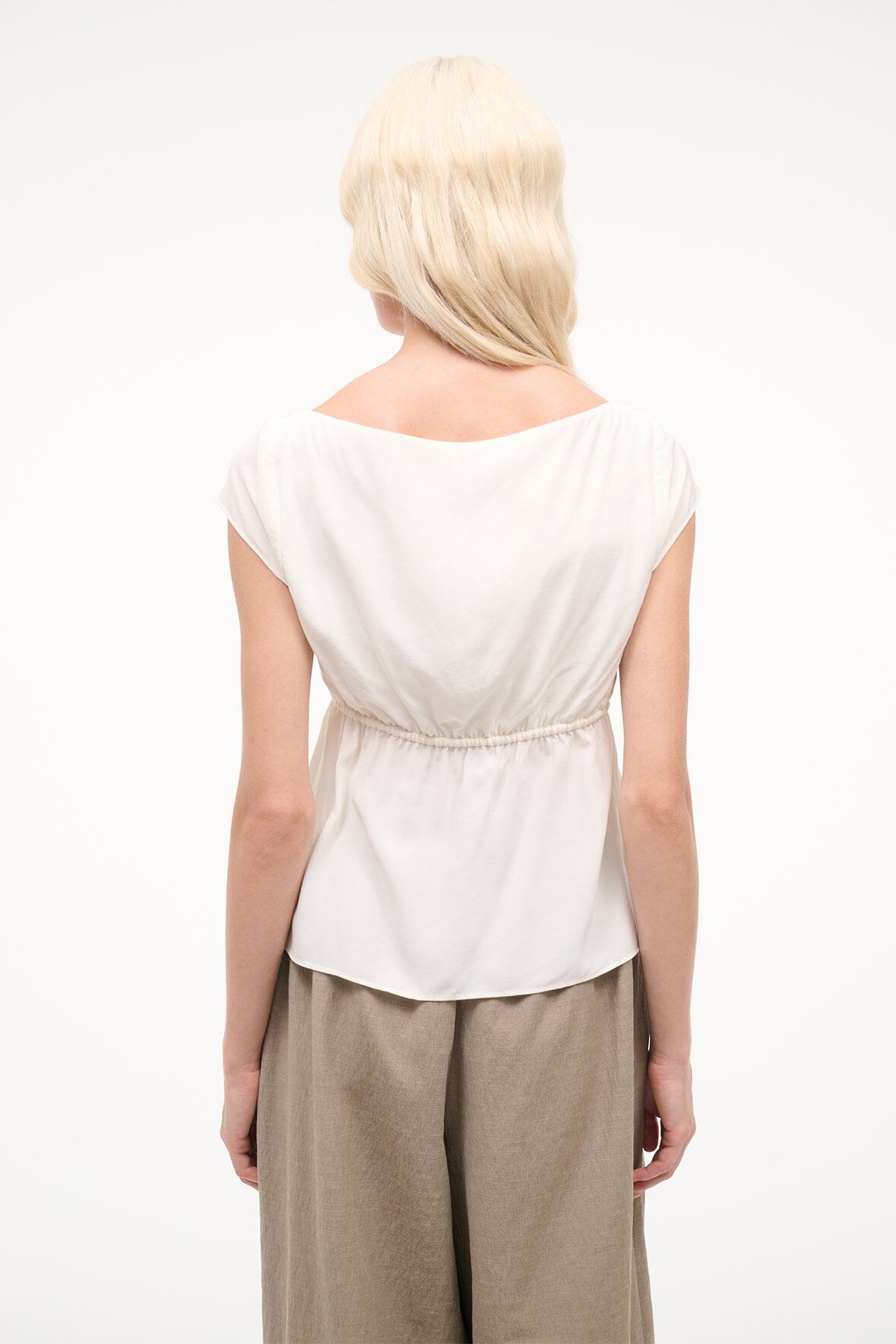 Pomona Top Ivory | STAUD Value