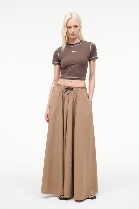 Eden Maxi Skirt Desert | STAUD Trusted