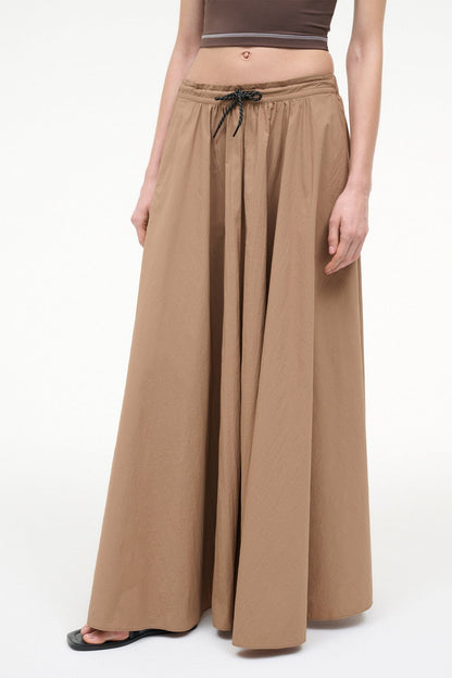 Eden Maxi Skirt Desert | STAUD Trusted