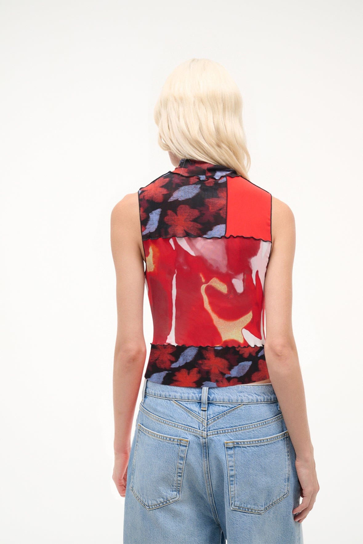Ruby Top Red Zone Multi | STAUD Classic