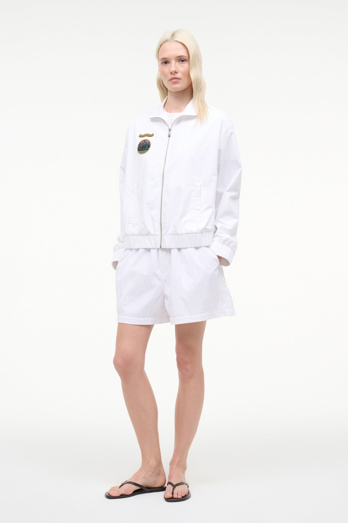 Arrival Jacket White | STAUD Best Price