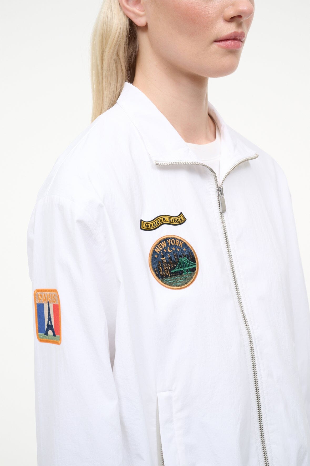Arrival Jacket White | STAUD Best Price