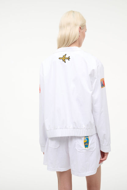 Arrival Jacket White | STAUD Best Price
