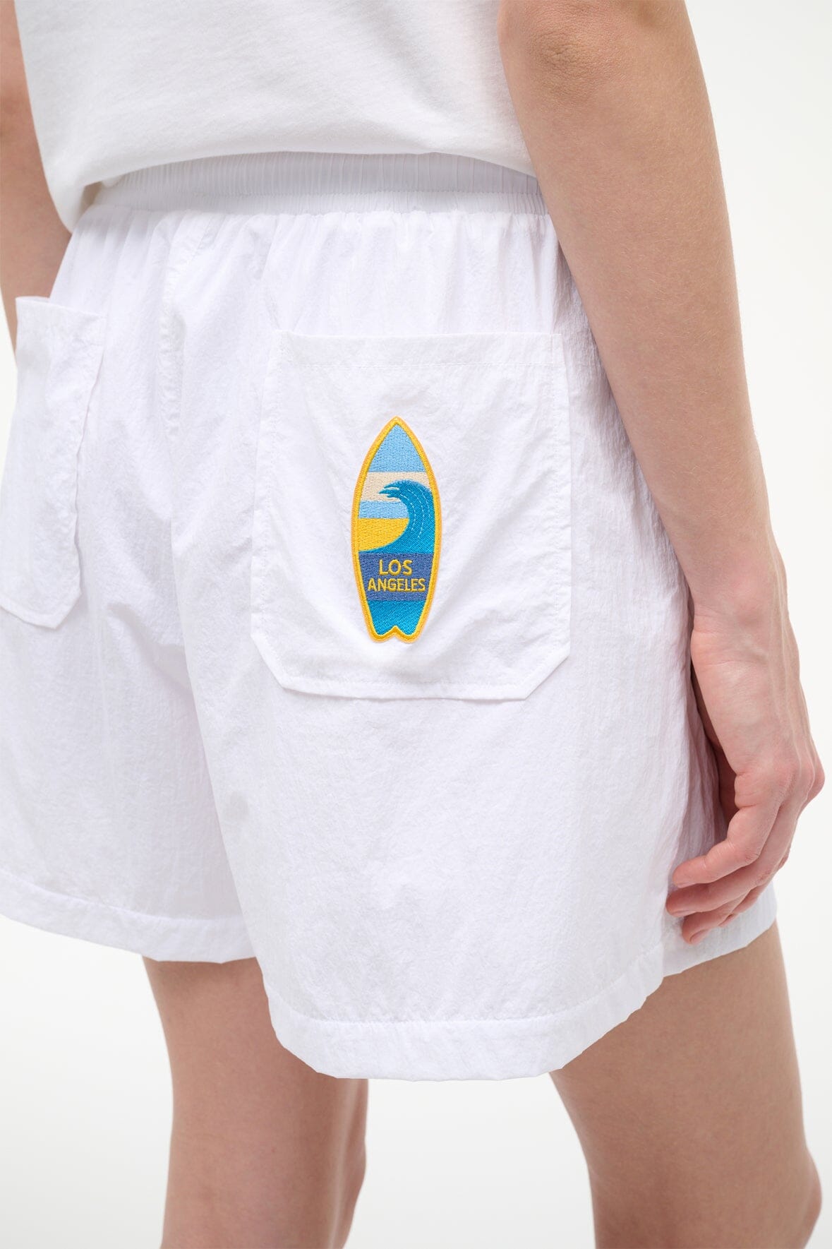 Arrival Short White | STAUD Best Seller