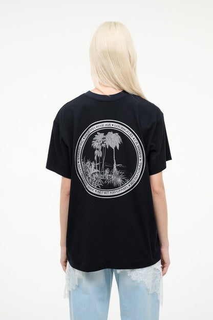Newport Oversized Tee Good Vibes | STAUD Essential