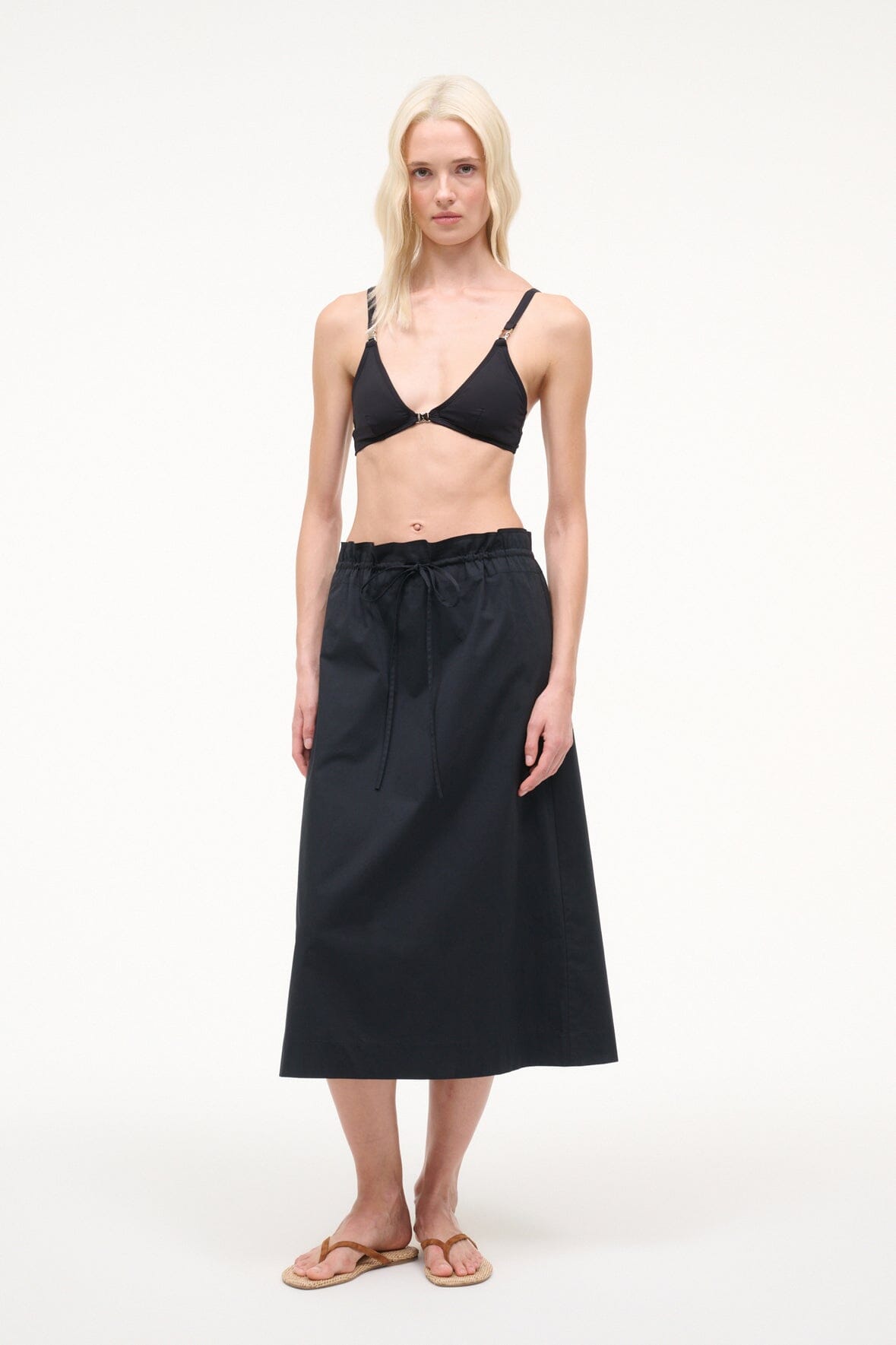 Shore Skirt Black | STAUD Exclusive