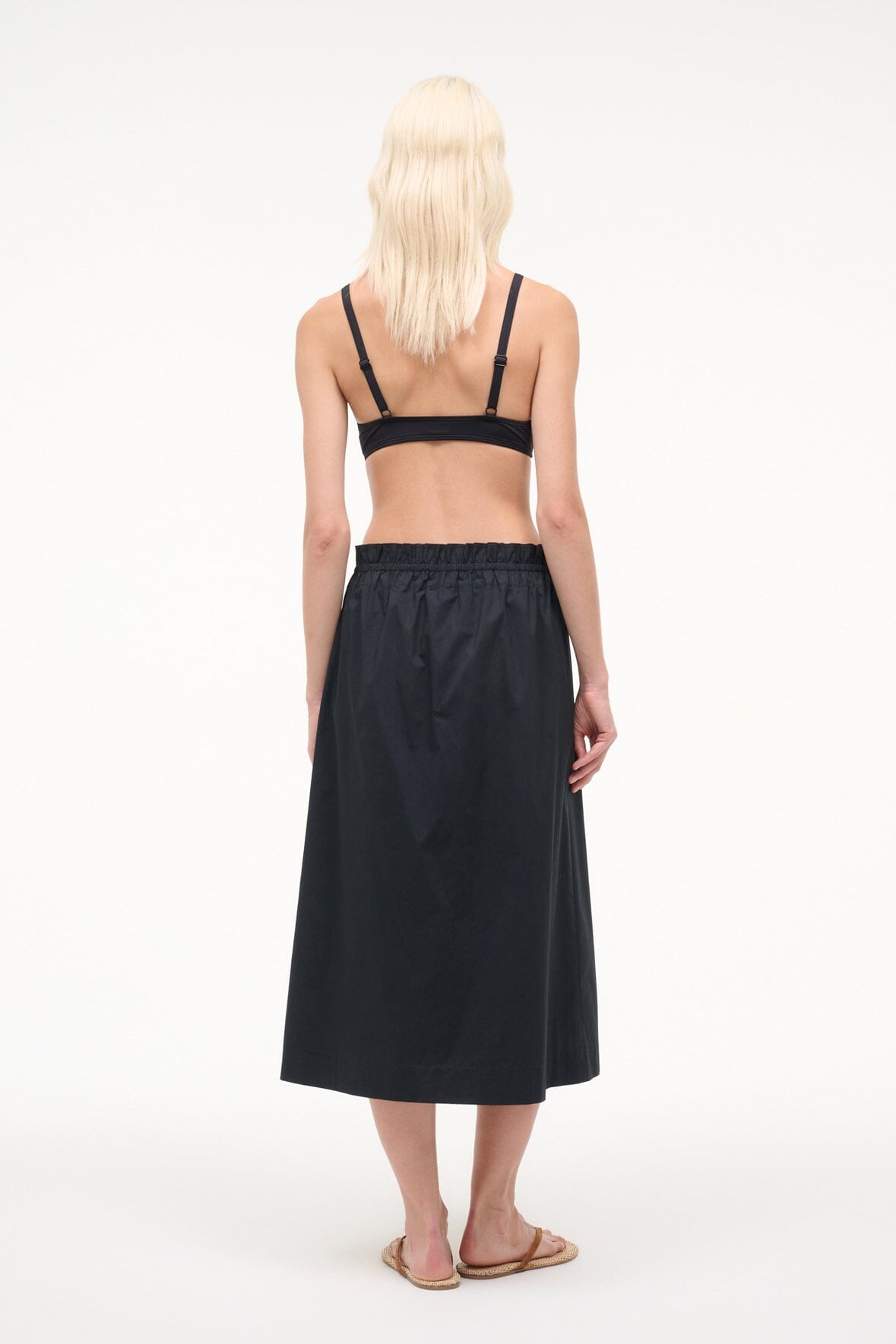 Shore Skirt Black | STAUD Exclusive