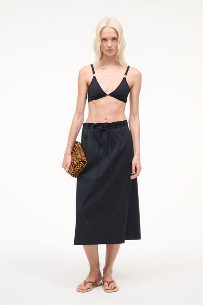 Shore Skirt Black | STAUD Exclusive