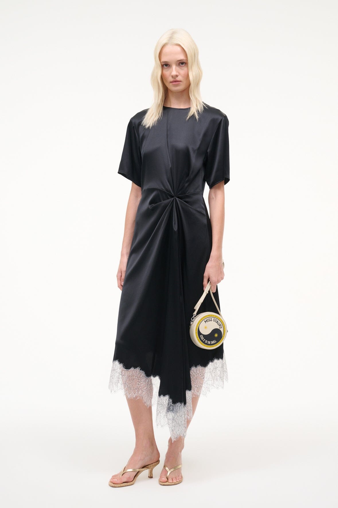 Sonoma Silk Dress Black | STAUD Popular