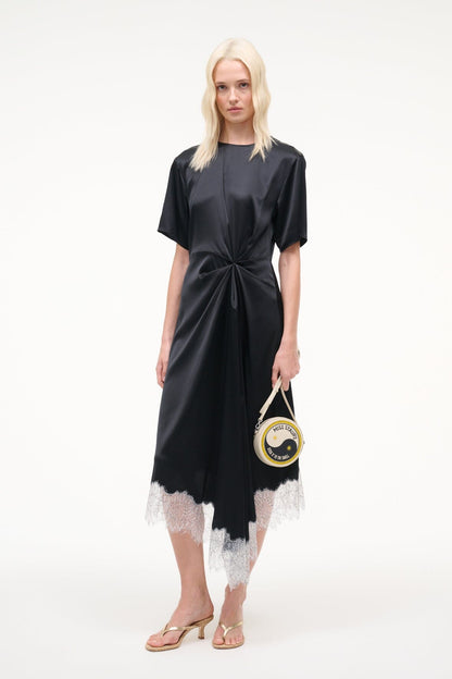Sonoma Silk Dress Black | STAUD Popular